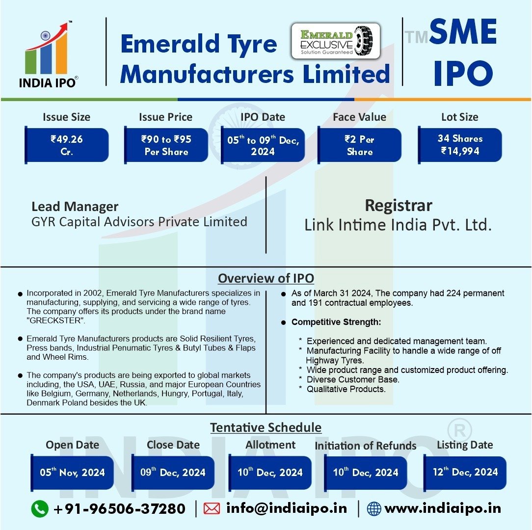 Emerald Tyre Manufacturers Limited IPO img