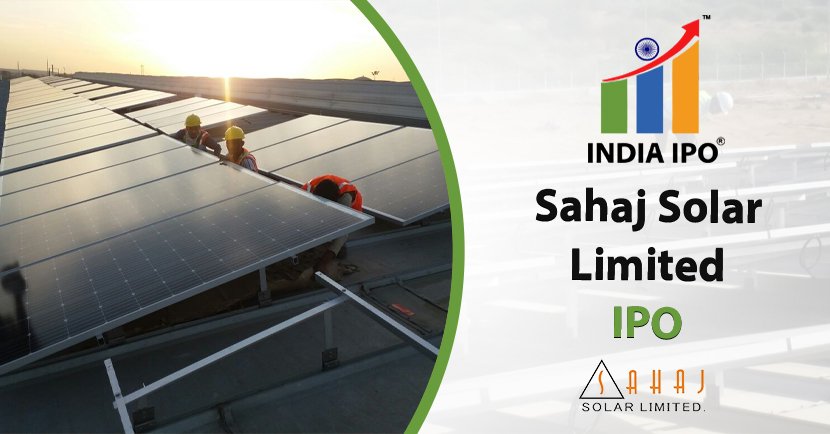 Sahaj Solar Limited IPO